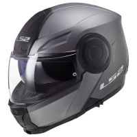 LS2 FF902 SCOPE výklopná helma šedá-titan vel.XS